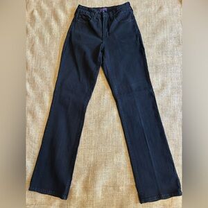 NYDJ Black Flare & Wide Leg Jeans